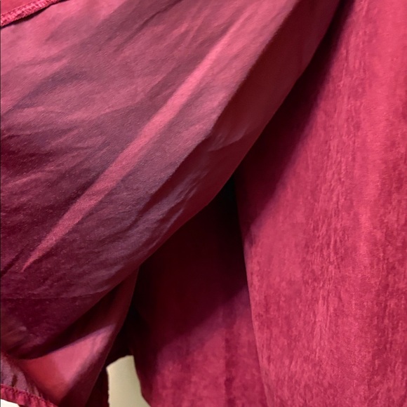 Miami Burgundy Wrap Mini Dress - Picture 4 of 12